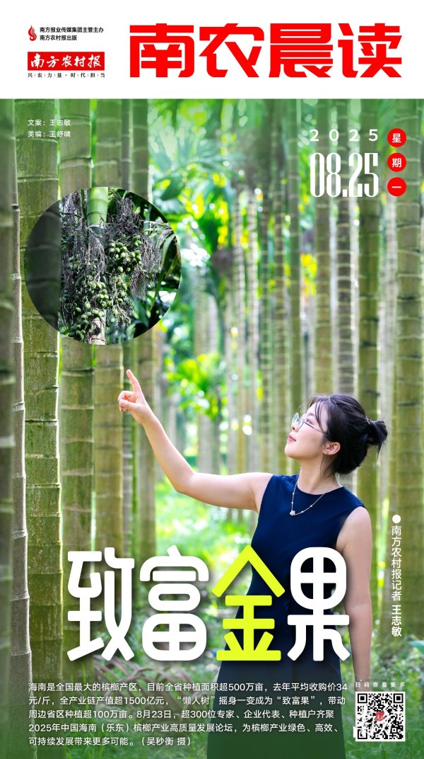 闻喜策略 南农晨读 | 致富金果